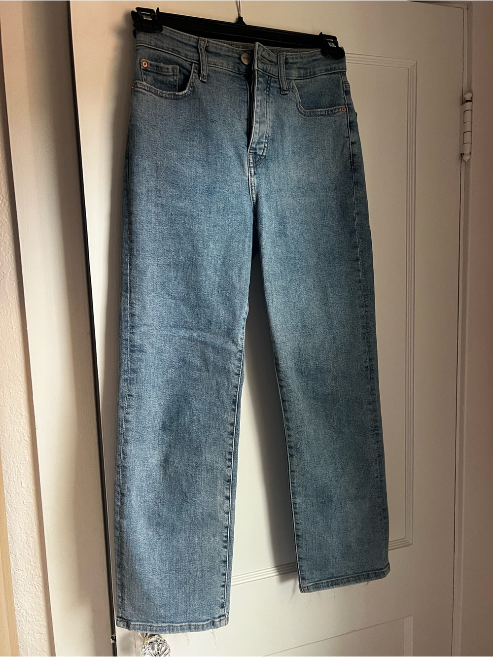Warp + Weft ASE Aspen Pitkin Crop Straight Day Break Jeans, size 4/27